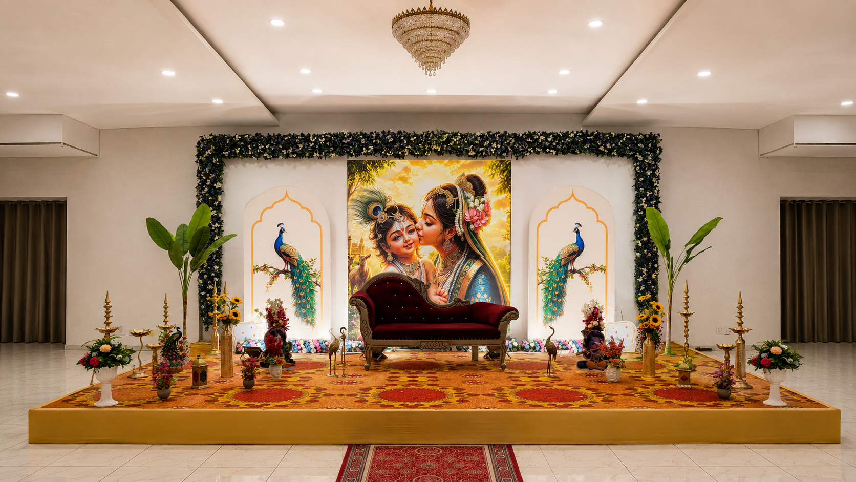 Krishna Theme Decor
